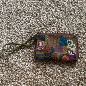 NWOT Fossil Wristlet - Patchwork Pattern